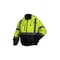 Pyramex Class 3 Waterproof Heated Bomber Jacket, Lime, Size S RJ3110HS - alternate 4